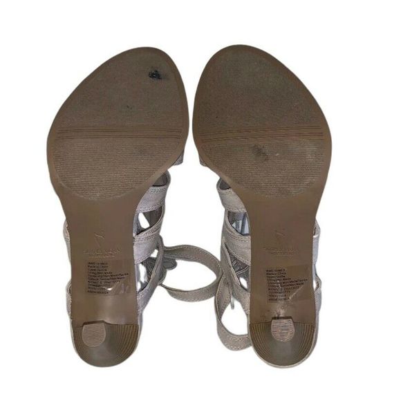 Simply Vera Vera Wang Lace-Up Peep Toe 10M - Picture 4 of 4